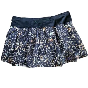 Lululemon Pace Rival Skirt II *4-way Stretch Sugar Crush Multi / Black Size 8