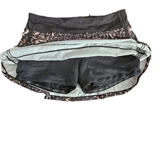Lululemon Pace Rival Skirt II *4-way Stretch Sugar Crush Multi / Black Size 8