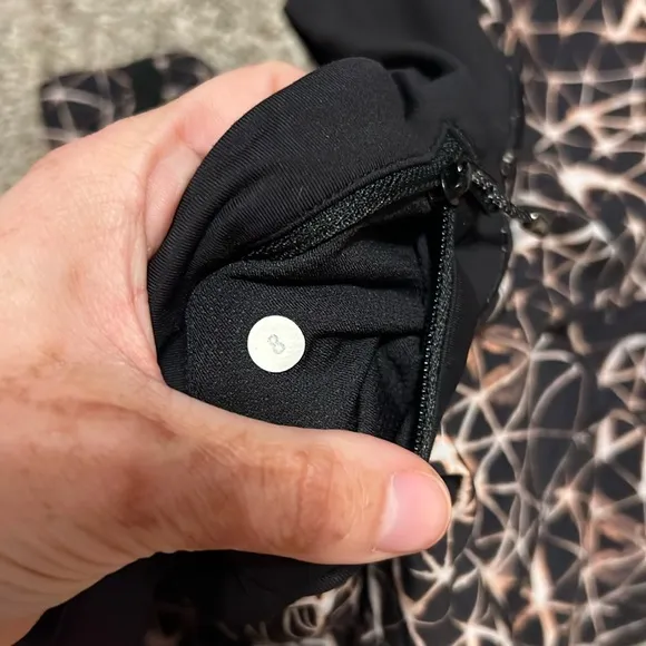 Lululemon Pace Rival Skirt II *4-way Stretch Sugar Crush Multi / Black Size 8