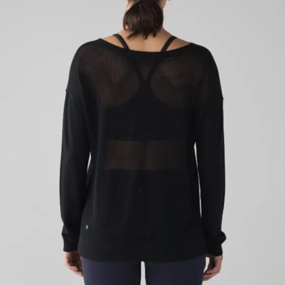 Lululemon Well Being Sweater Black M117