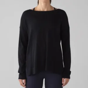 Lululemon Well Being Sweater Black M117