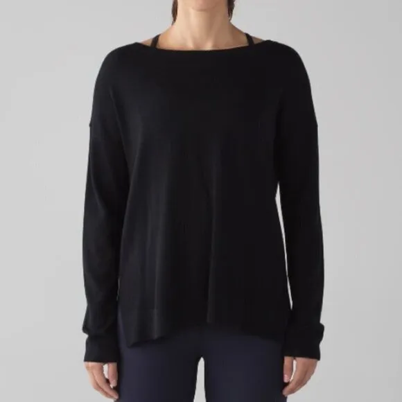 Lululemon Well Being Sweater Black M117