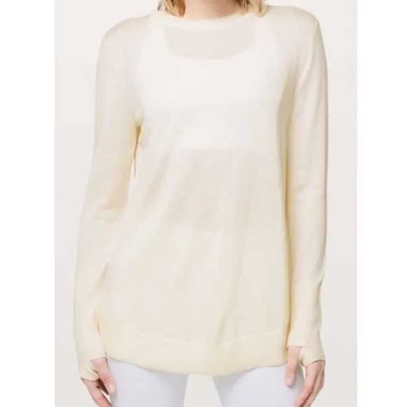 lululemon Women’s Still at‎ Ease Pullover Sweater (Size 8)