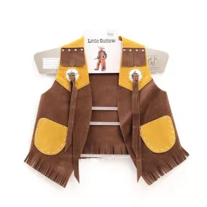 M & F Western Products Little Outlaw Boys' Faux Suede Vest