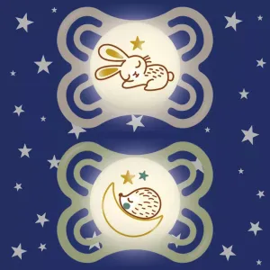 MAM Perfect Night Soother Green 0 m 2Pk