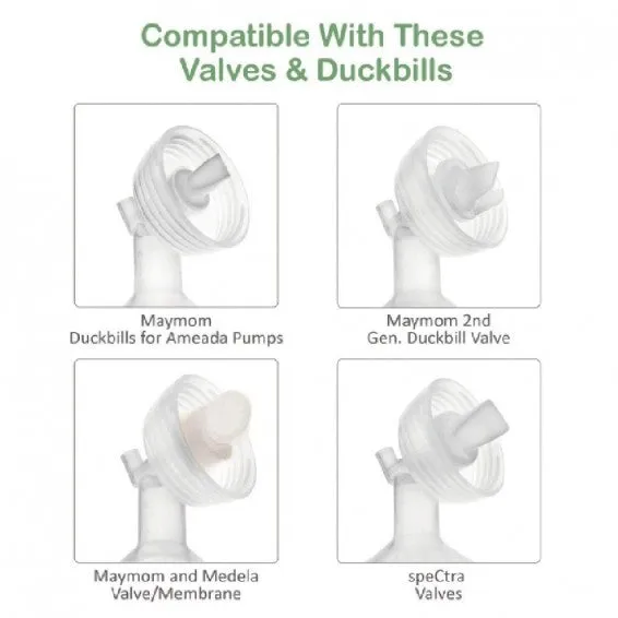 Maymom Wide Mouth One - Piece Flange For Spectra  21 mm w / valve / membrane 1Set