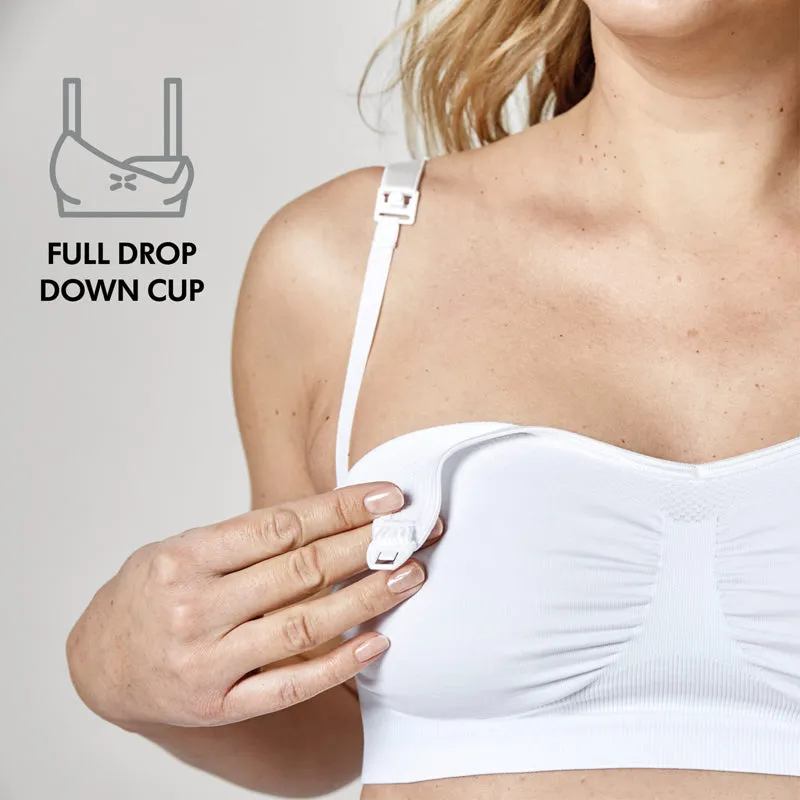 Medela 3 in 1 Nursing & Pumping Bra White Medium