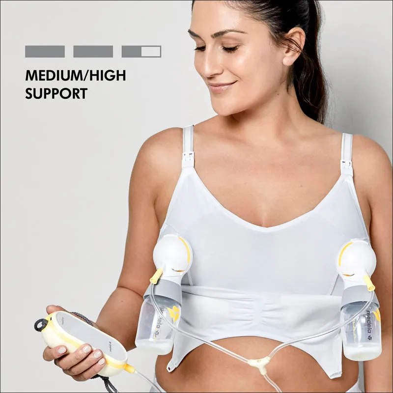 Medela 3 in 1 Nursing & Pumping Bra White Medium