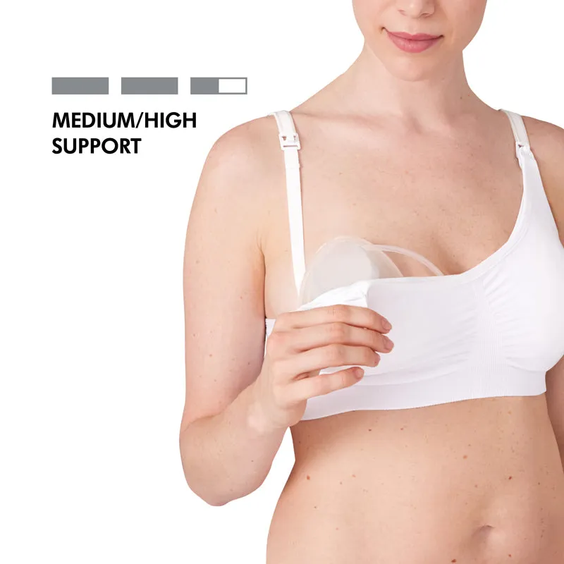 Medela 3 in 1 Nursing & Pumping Bra White Medium