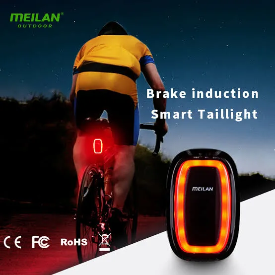 MEILAN X6 BIKE REAR LIGHT SMART BRAKE DETECTION