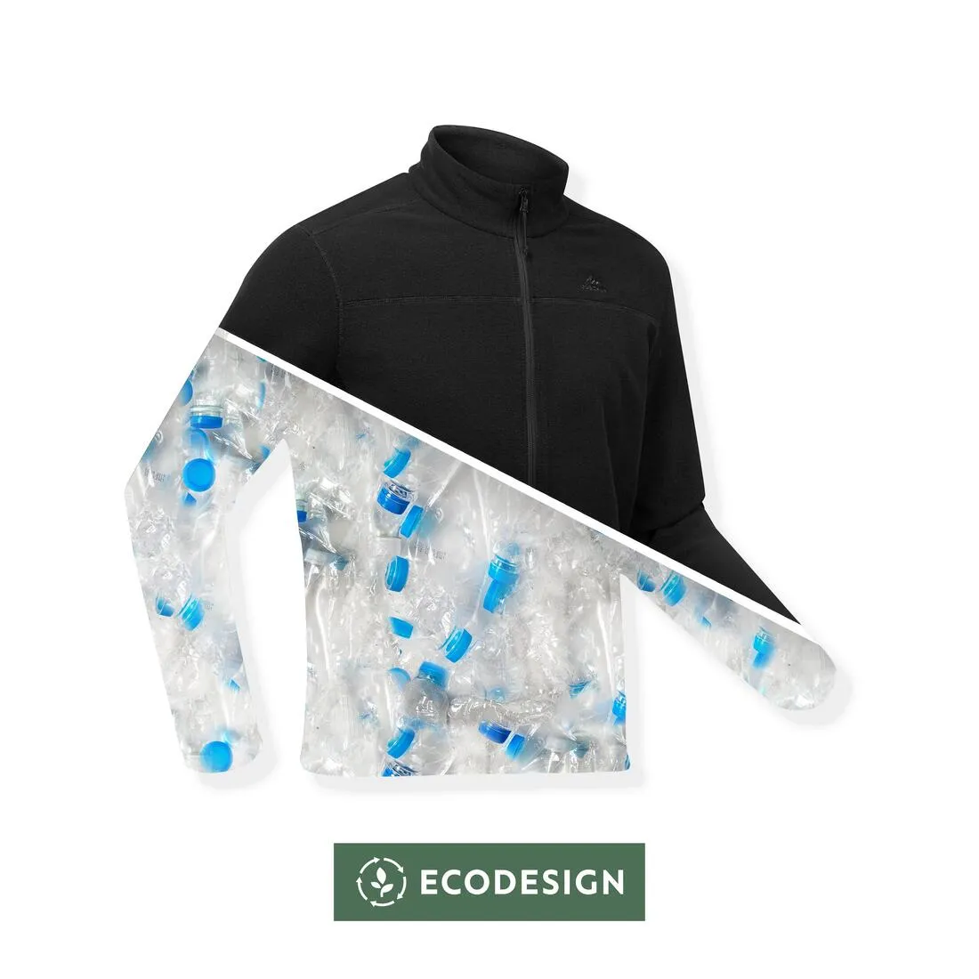 Men’s Hiking Fleece Jacket MH100