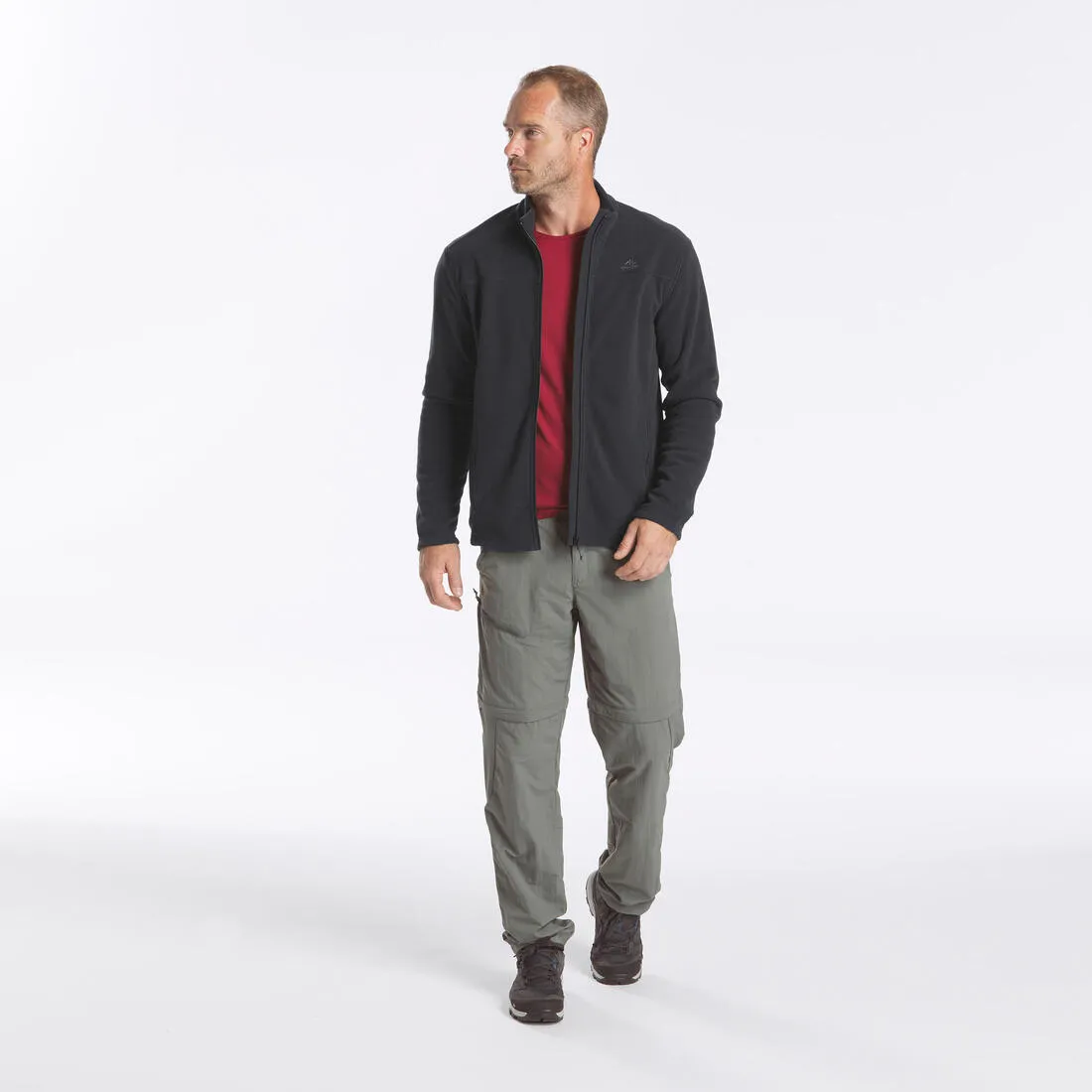 Men’s Hiking Fleece Jacket MH100