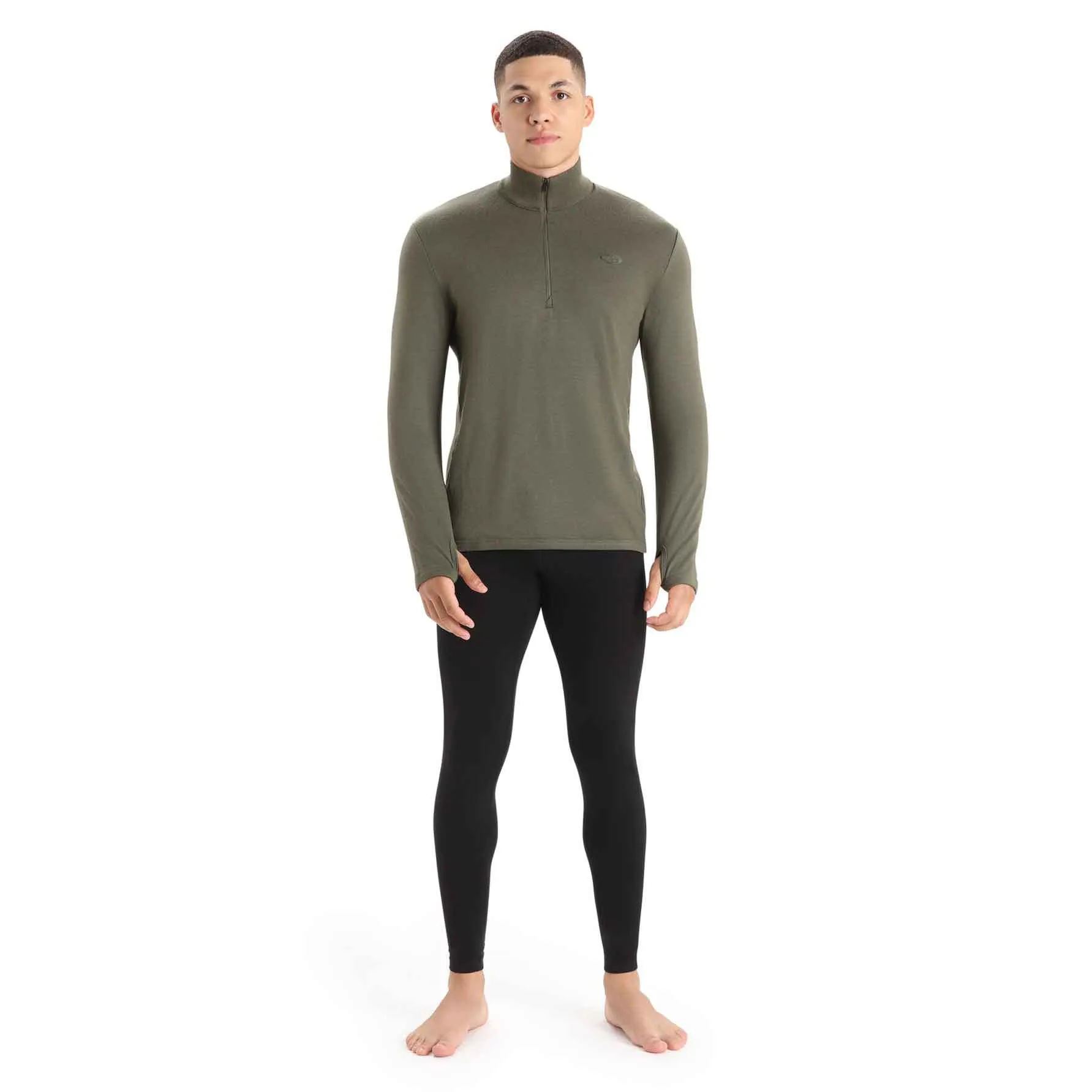 Mens Original Long Sleeve Half Zip Top