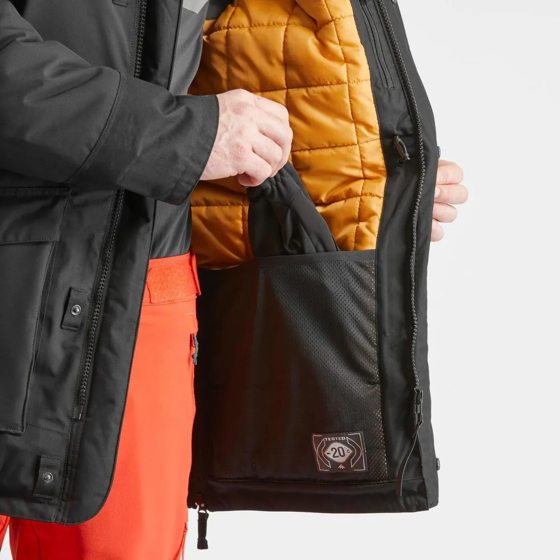 Men’s Winter Waterproof Hiking Parka - SH900  -20°C