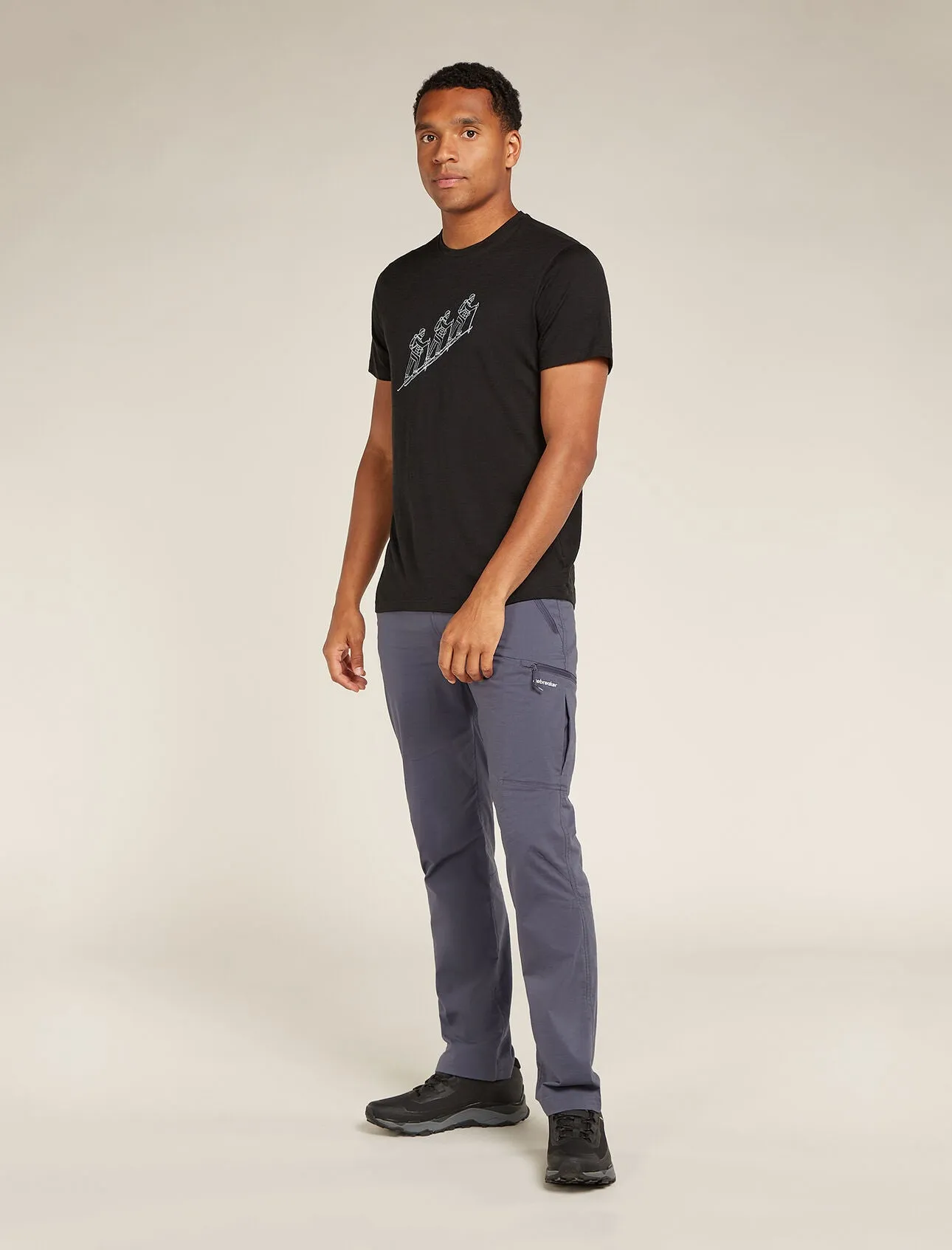Merino 150 Tech Lite Short Sleeve T-Shirt Natural Ski Tour (Men's) - IB0A5731 - Past Season