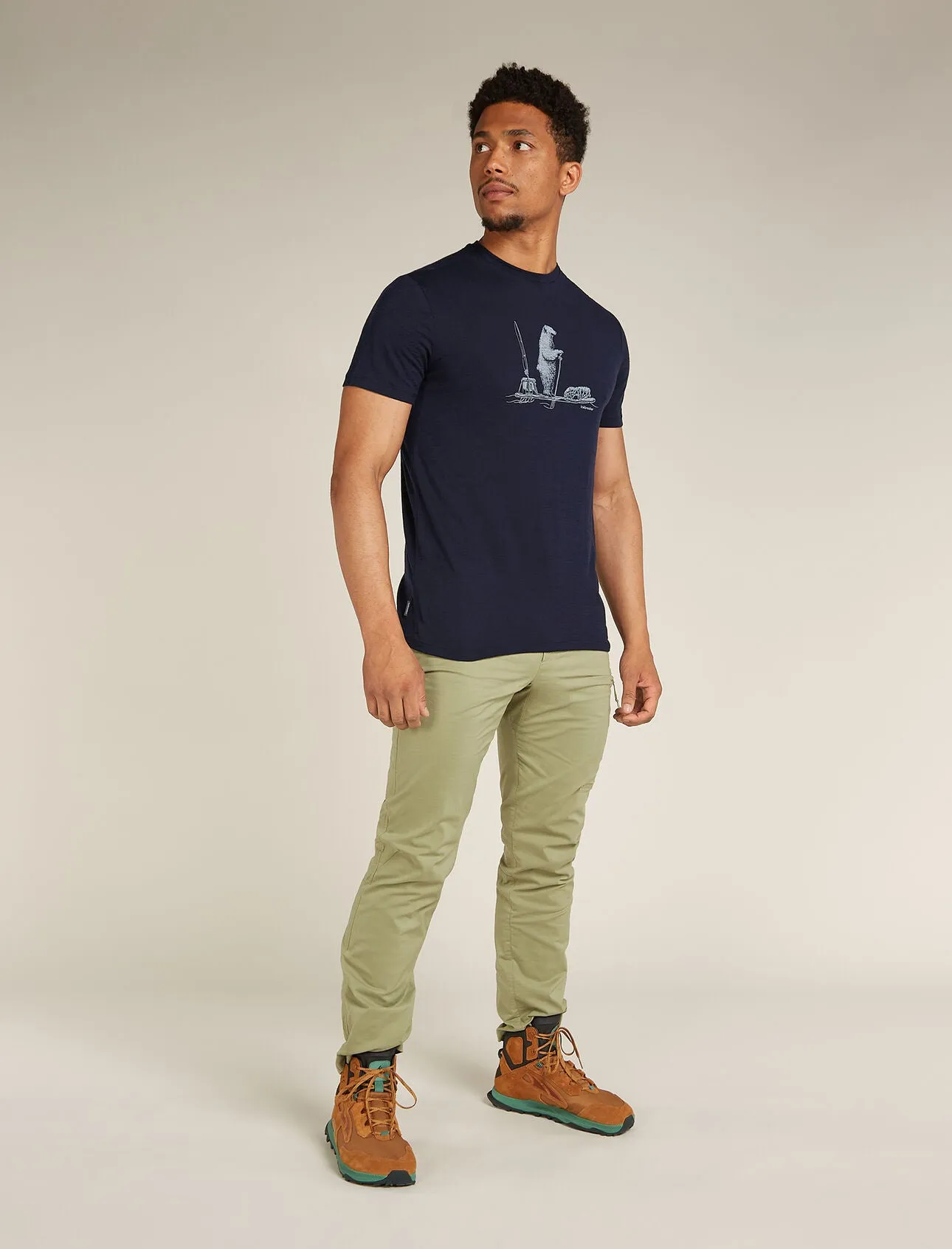 Merino 150 Tech Lite Short Sleeve T-Shirt Polar Paddle (Men's) - IB0A572X