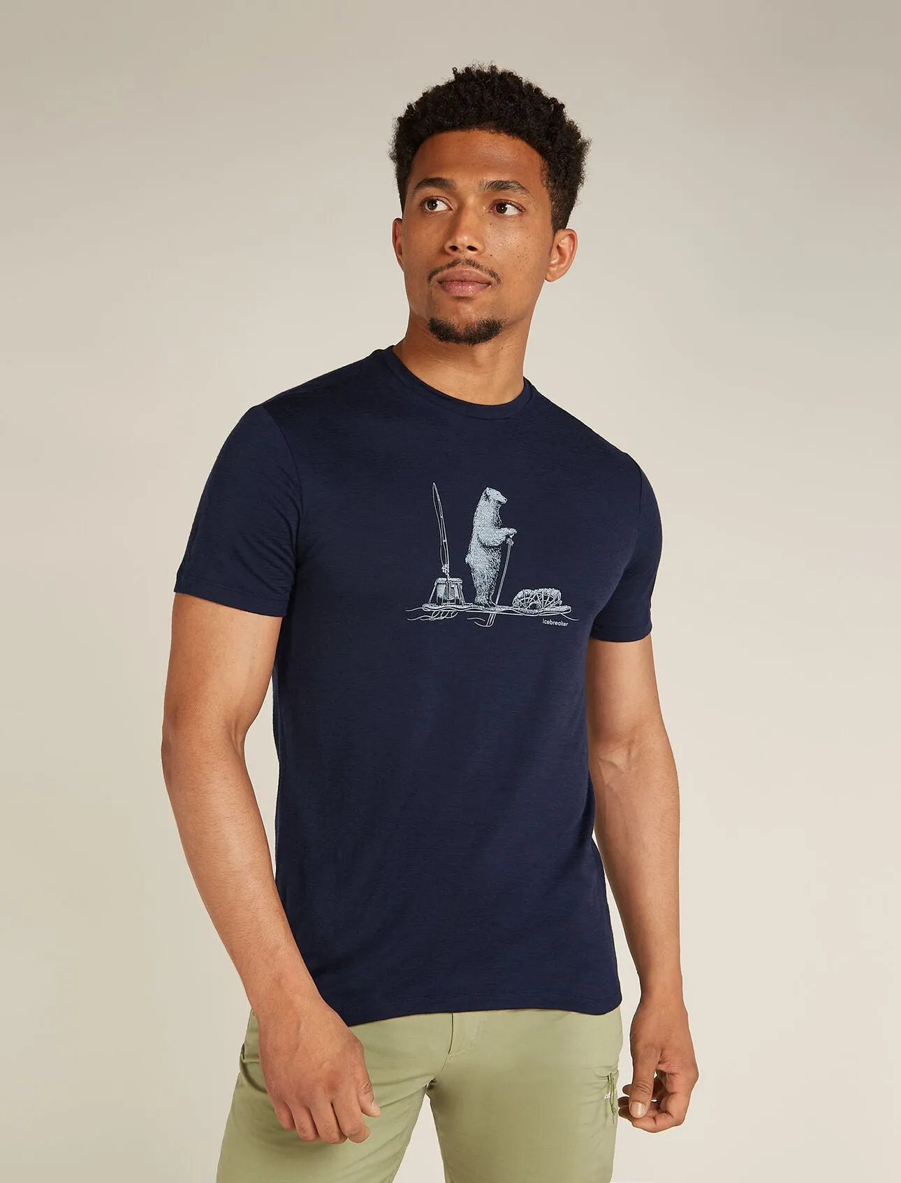 Merino 150 Tech Lite Short Sleeve T-Shirt Polar Paddle (Men's) - IB0A572X