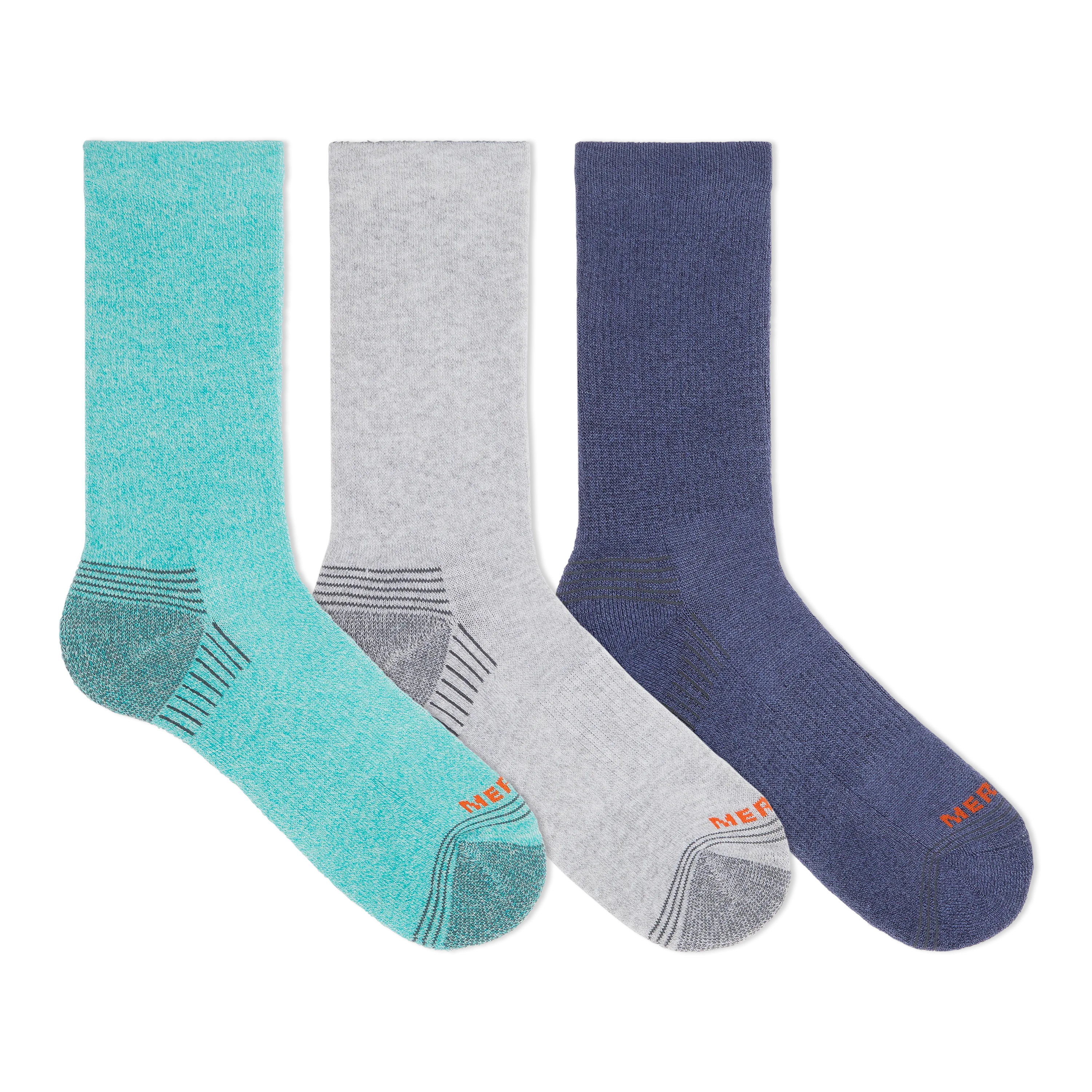 Merrell Repreve Cushioned Hiker Crew Socks 3 Pair