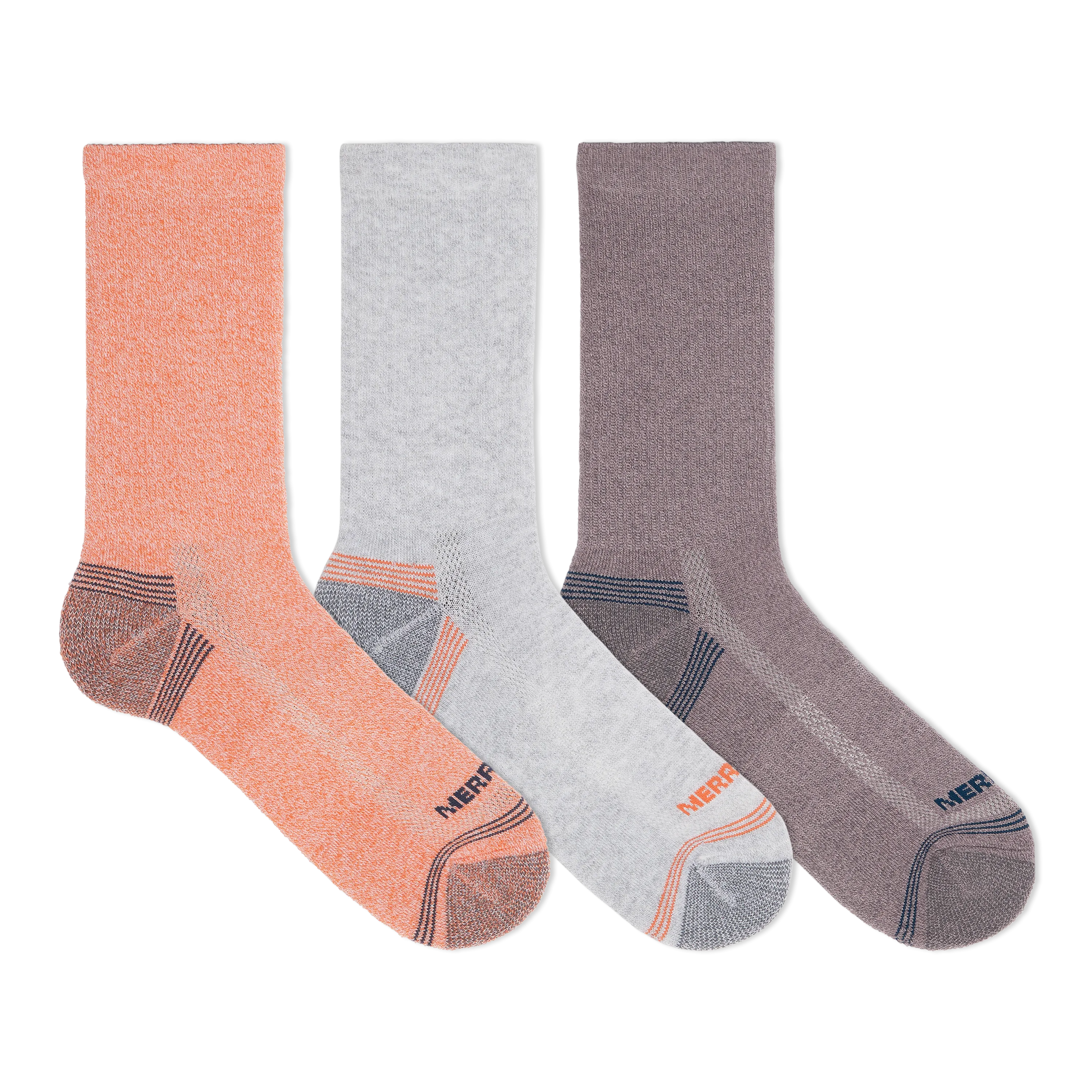 Merrell Repreve Cushioned Hiker Crew Socks 3 Pair