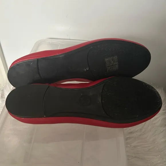 Michael Kors Red Ballet Flats