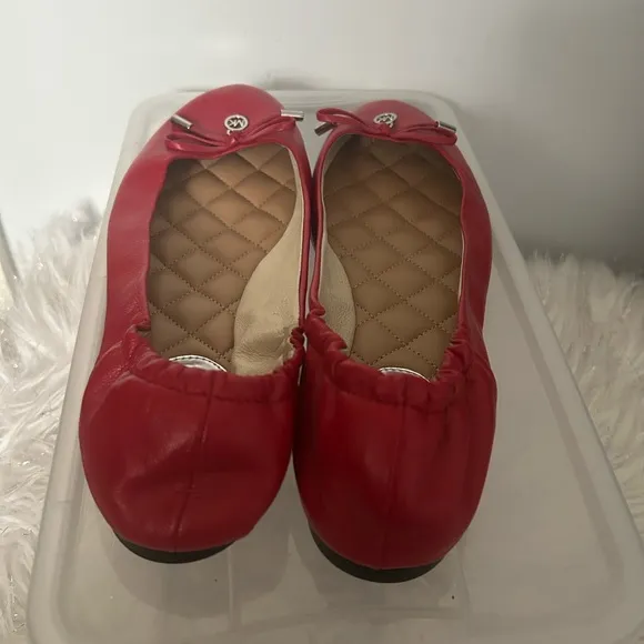 Michael Kors Red Ballet Flats