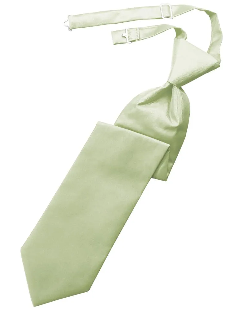 Mint Solid Twill Kids Necktie