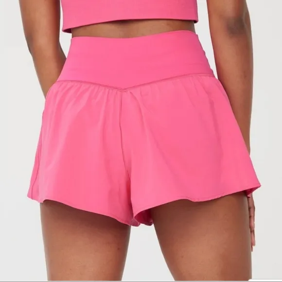M,L:Aerie Crossover Flowy Stretch Shorts