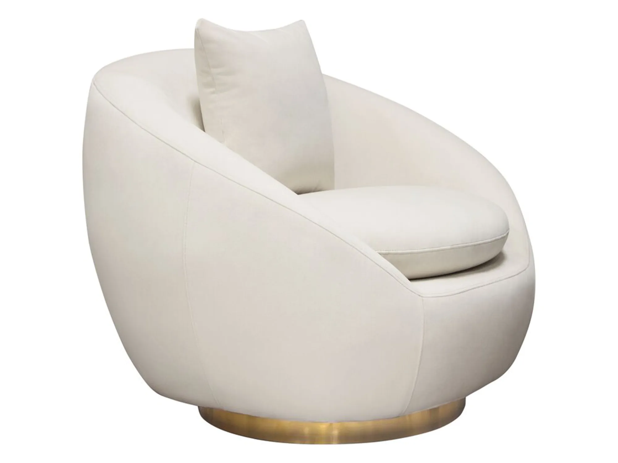 MONACO SWIVEL CHAIR - IVORY