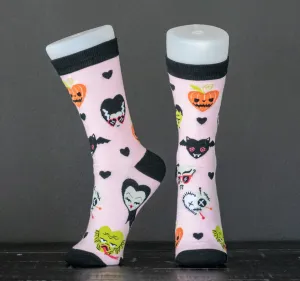 Monster Luv Pastel Socks (One Size)