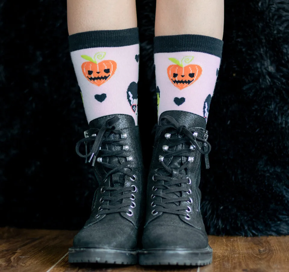 Monster Luv Pastel Socks (One Size)