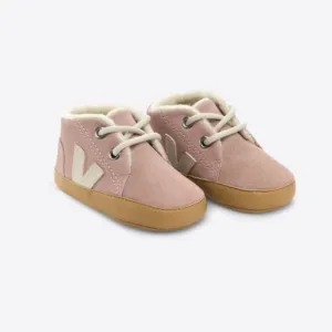 New in Box Veja Baby Fured Suede Babe Pierre Baby Winter Suede Crib Shoes