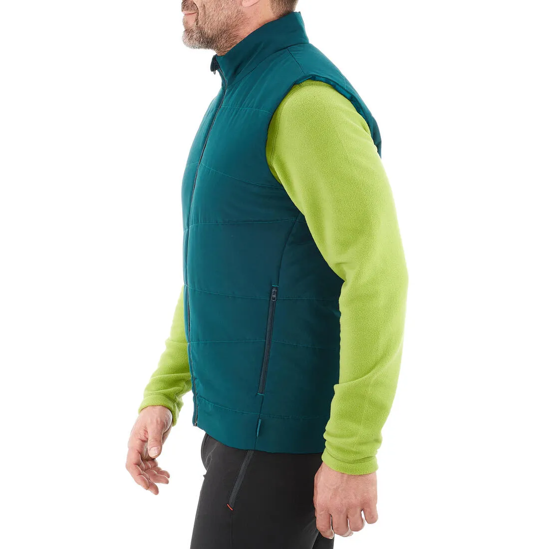 NH100 Men's Hiking Gilet (Sleeveless Padded Jacket) - Blue