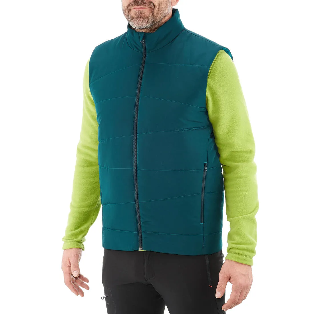 NH100 Men's Hiking Gilet (Sleeveless Padded Jacket) - Blue
