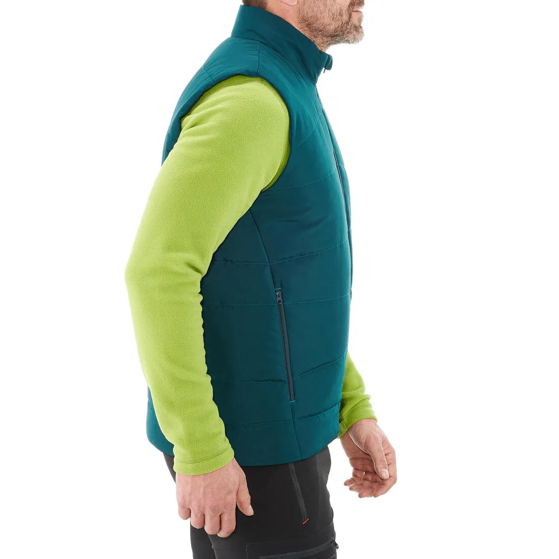 NH100 Men's Hiking Gilet (Sleeveless Padded Jacket) - Blue