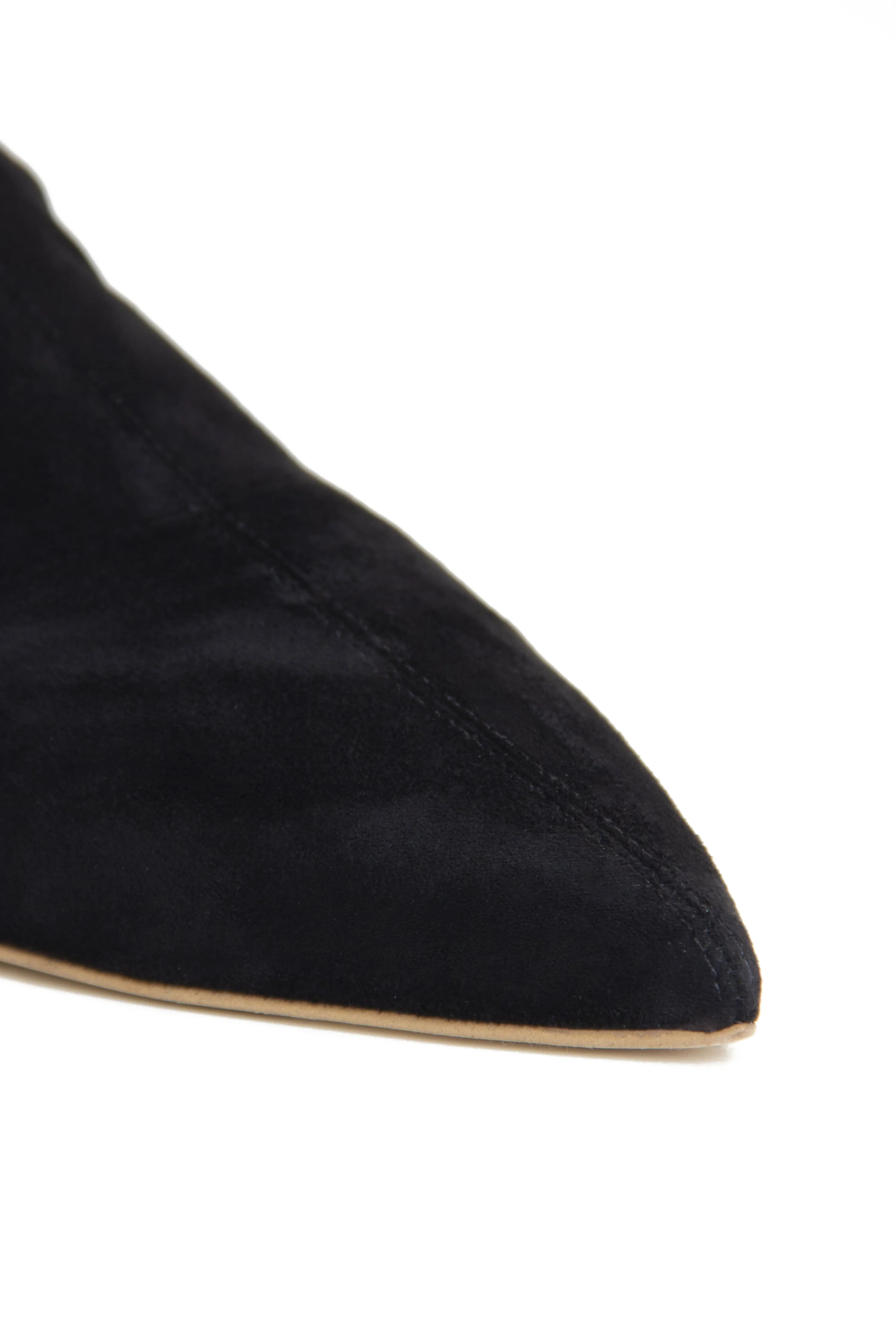 NICOLETTA Black Suede