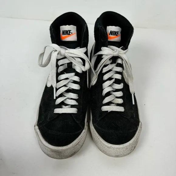 Nike Mid '77 Suede GS Black High Top Blazer dd3237-002