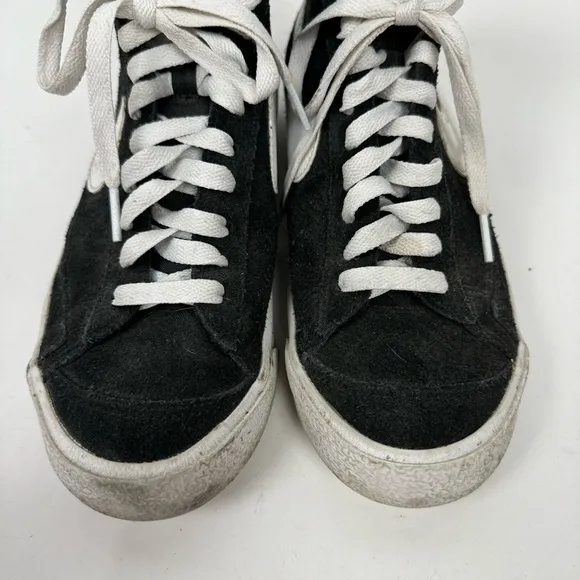 Nike Mid '77 Suede GS Black High Top Blazer dd3237-002