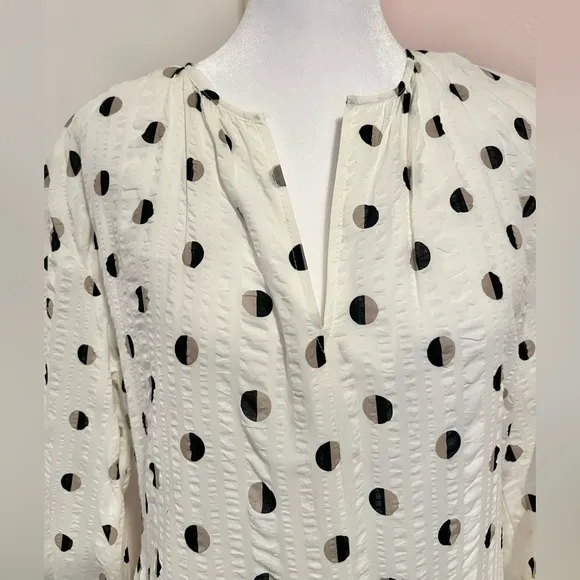 Nordstrom Half Moon/Polka Dot Dress