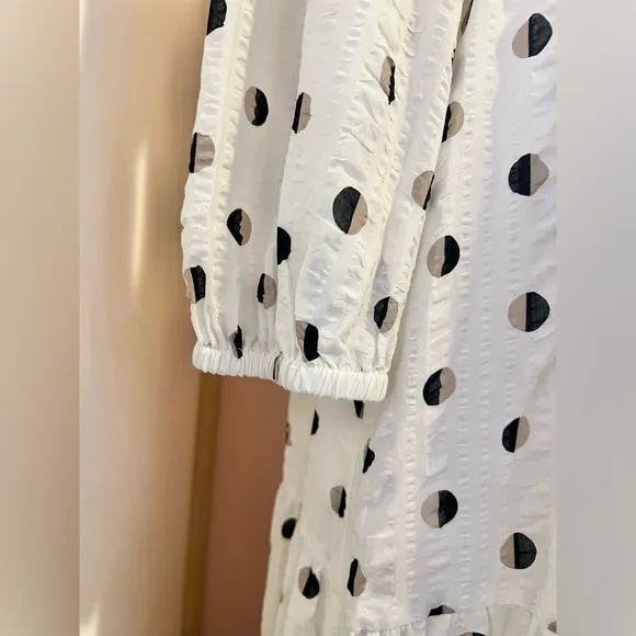 Nordstrom Half Moon/Polka Dot Dress