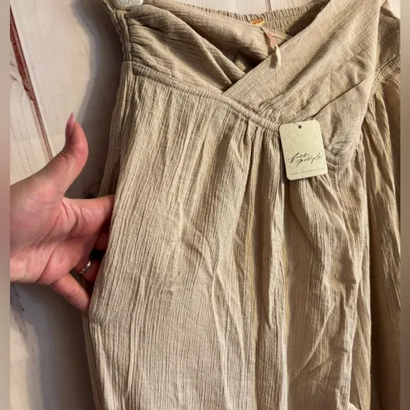 NWT FREE PEOPLE PACK UP LINEN PANTS | SMALL