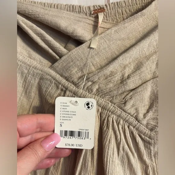 NWT FREE PEOPLE PACK UP LINEN PANTS | SMALL