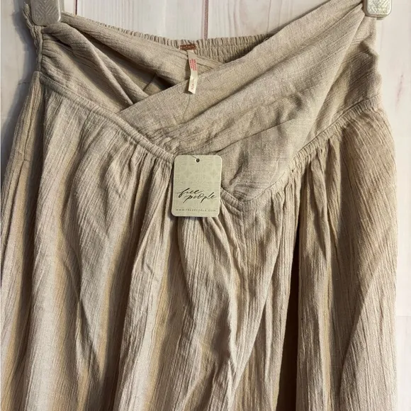 NWT FREE PEOPLE PACK UP LINEN PANTS | SMALL
