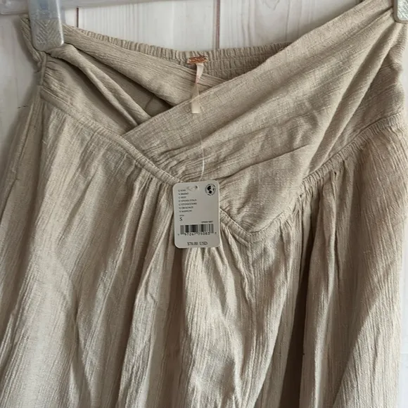 NWT FREE PEOPLE PACK UP LINEN PANTS | SMALL