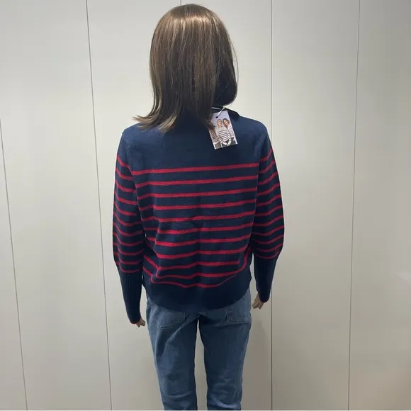 NWT LA LIGNE LIM ED STRIPED SWEATER