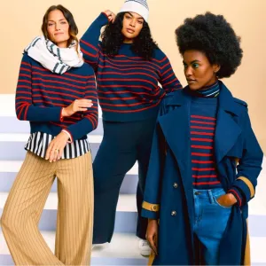 NWT LA LIGNE LIM ED STRIPED SWEATER