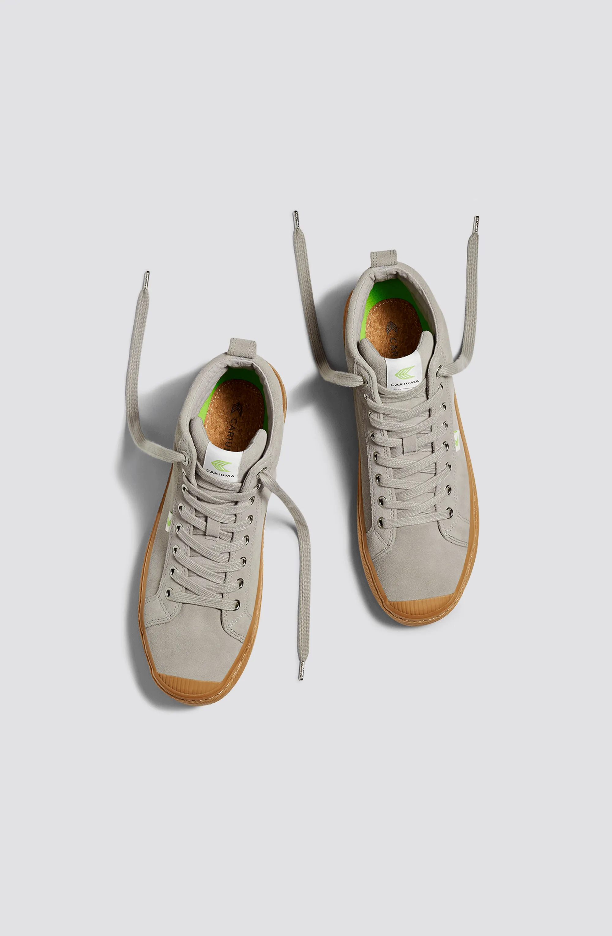 OCA High Gum Cloud Grey Suede Sneaker Women