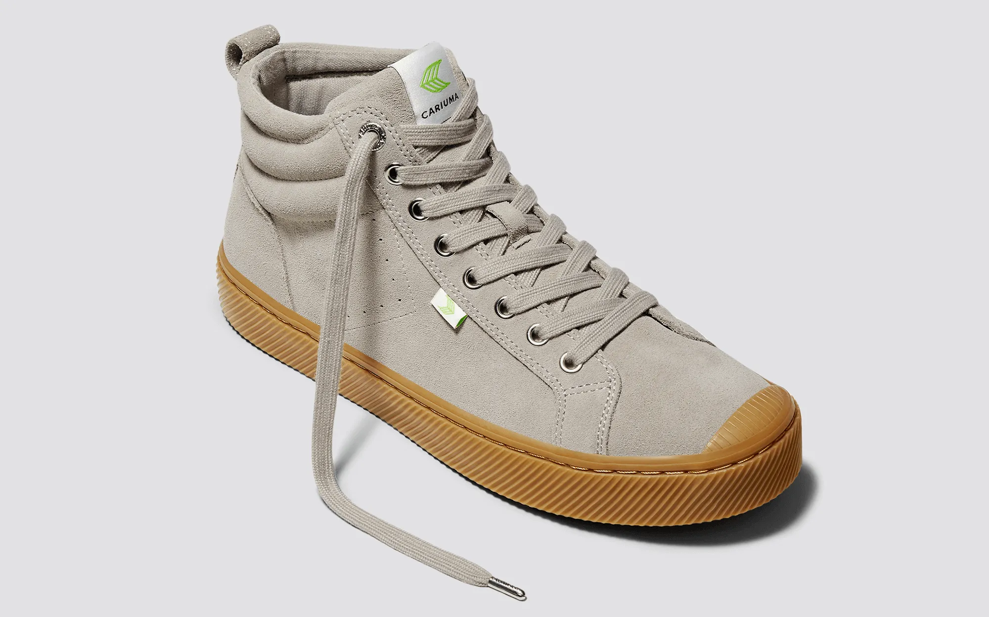 OCA High Gum Cloud Grey Suede Sneaker Women