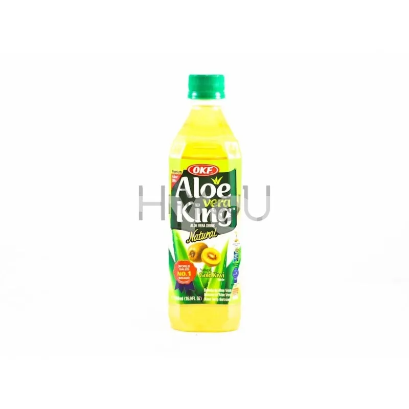 OKF Aloe Vera King Aloe Vera Drink Gold Kiwi 500ml ~ OKF 奇异果芦荟汁 500ml