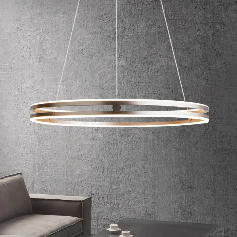 Over-Lapped Circle Updown Light LED Pendant