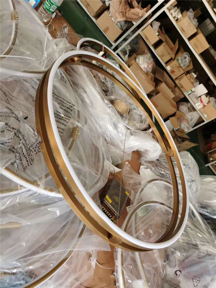 Over-Lapped Circle Updown Light LED Pendant